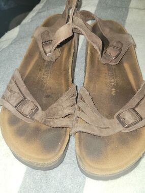 Birkenstock Brown Suede Strappy Women’s Sandals